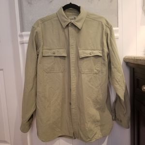 LL Bean Sunwashed Canvas Shirt